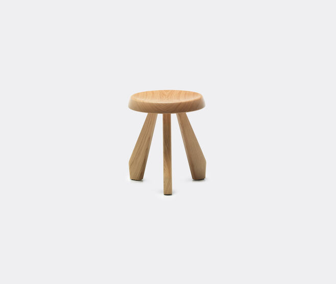 Cassina 'Tabouret M&eacute;ribel' stool, natural oak BEIGE CASS21TAB350BEI