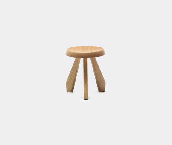 Cassina 'Tabouret Méribel' stool, natural oak undefined ${masterID}