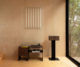 La Boite concept 'PR Link' speaker, walnut and black MULTICOLOUR BOIT25PRL173MUL