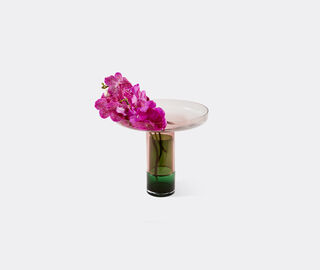 POLSPOTTEN 'Formy' vase, disk, pink and green MULTICOLOUR POLS25VAS997MUL