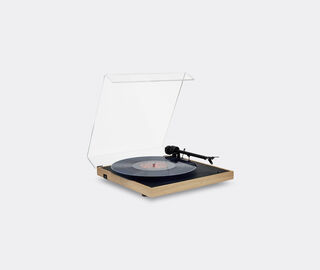 La Boite concept 'Square CC' turntable, oak and black MULTICOLOR BOIT26SQU234MUL