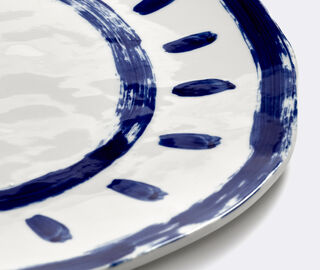 Serax 'Line-Up 01' serving plate, blue and white WHITE SERA26SER044WHI