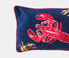 Les-Ottomans 'Rock lobster' embroidered cushion multicolor OTTO23COT200MUL