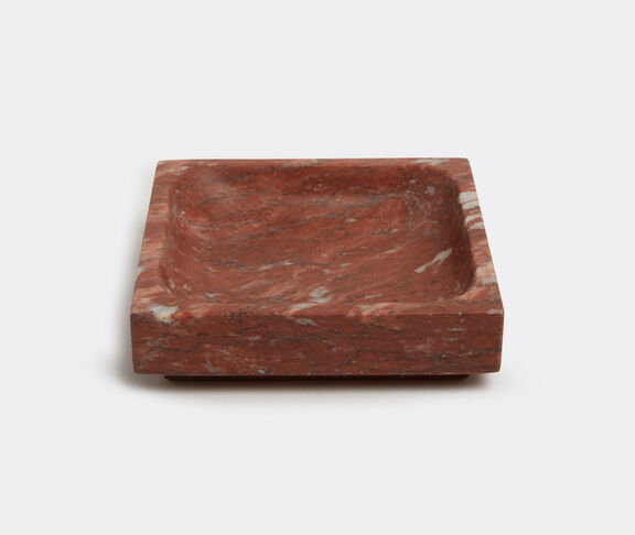 Michael Verheyden Small square tray, red marble undefined ${masterID}