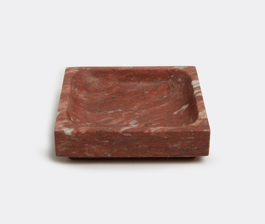 Michael Verheyden Small square tray, red marble  MIVE22SMA014RED