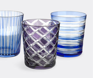 POLSPOTTEN 'Cobalt Tumblers', set of six MULTICOLOUR POLS22TUM021MUL