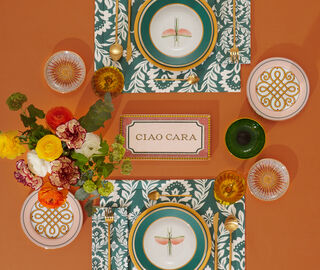 La DoubleJ 'Ciao Cara' tray MULTICOLOUR LADJ23TRA000MUL