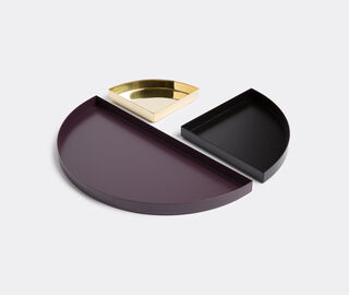AYTM 'Unity' quarter circle tray BLACK AYTM16UNI577BLK