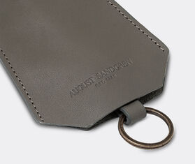 August Sandgren 'Keyring' long strap, grey GREY AUSA22KEY646GRY