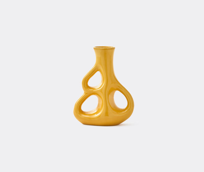 POLSPOTTEN 'Three Ears' vase, large, yellow YELLOW POLS24VAS255YEL