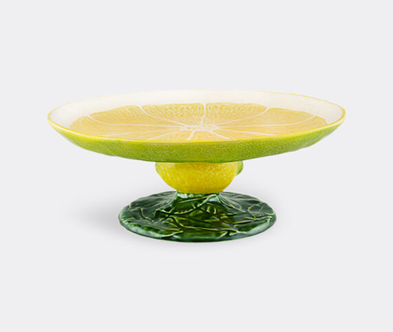 Bordallo Pinheiro 'Limao' cake stand, yellow and green MULTICOLOR BOPI26LIM224MUL