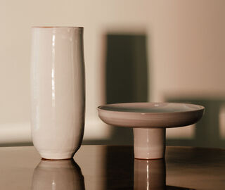 Basis 'Terracotta' high vase, white WHITE BASI22TER954WHI