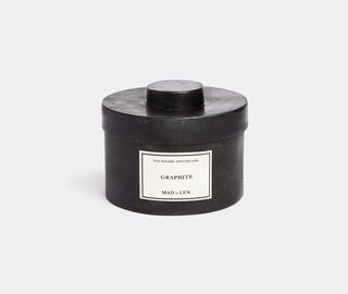Mad et Len 'D'Apothicaire' pot pourri totem, Graphite BLACK MALE23POT122BLK