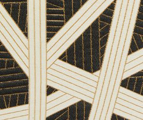 Missoni &#39;Nastri&#39; pouf cube, black BLACK MIHO23NAS058MUL