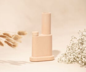 Wood'd 'Weed'd Bong SB001', pink PINK WOOD22BON775PIN