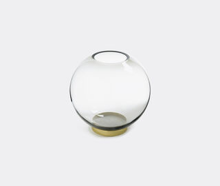 AYTM 'Globe' vase with stand, black MULTICOLOUR AYTM15GLO999BLK