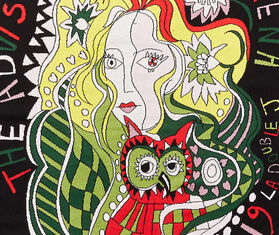 La DoubleJ 'Athena' wrap blanket MULTICOLOUR LADJ19WRA564MUL