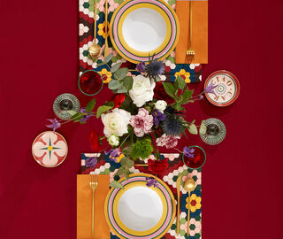 La DoubleJ 'Ciao Cara' mini plate MULTICOLOUR LADJ23MIN192MUL