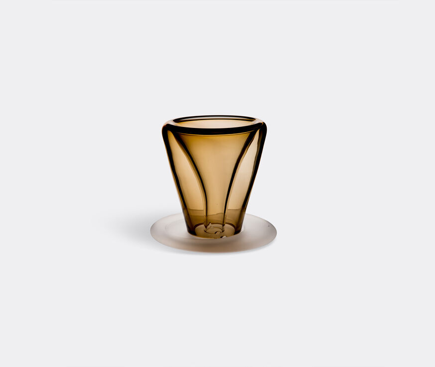 Valner Glass Glass plant pot, small Olive VAGL17GLA979GRN