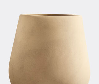 101 Copenhagen 'Sphere' square vase, big, sand BEIGE COPH21SPH999BEI