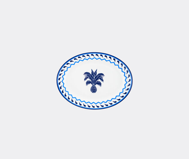 Aquazzura Casa 'Jaipur' oval platter, blue BLUE AQUA23JAI645BLU