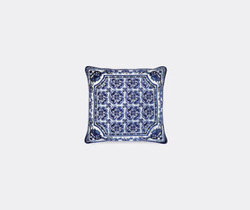 Dolce&amp;Gabbana Casa 'Blu Mediterraneo' velvet cushion MULTICOLOUR DGCA22VEL117MUL