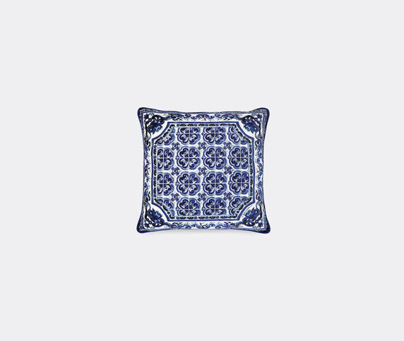 Dolce&Gabbana Casa 'Blu Mediterraneo' velvet cushion Multicolor DGCA22VEL117MUL