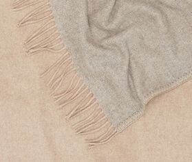 ALONPI 'Melrose' throw, grey and beige MULTICOLOUR ALON23MEL307GRY