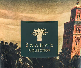 Baobab Collection &#39;Orientalist Koutoubia&#39; candle, small, brown and green GREEN BAOB24SCE171MUL