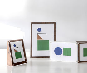 XLBoom 'Angolo' frame, walnut WALNUT XLBO20ANG619BRW