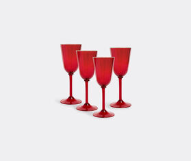 La DoubleJ Wine glasses, set of four, red RED LADJ20WIN496RED