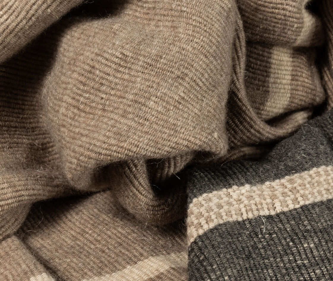 Shop The House Of Lyria Blankets Taupe Uni