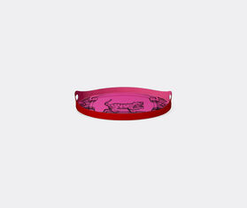 Gucci 'Cat' oval metal tray PINK GUCC18OVA544PIN