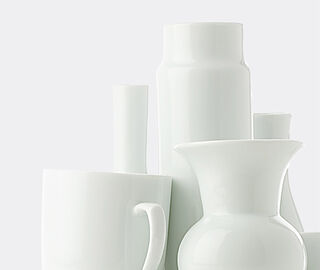 POLSPOTTEN 'Hong Kong' vase, white WHITE POLS22HON302WHI