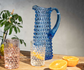 KLIMCHI 'Hobnail Jug' tall, light blue MULTICOLOUR KLIM22HOB574LBL