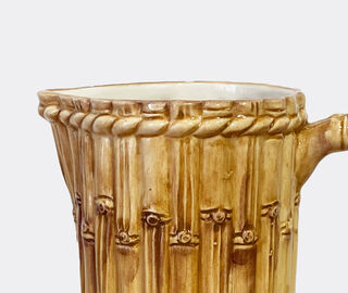 Les-Ottomans 'Bamboo' ceramic jug MULTICOLOUR OTTO24BAM853MUL