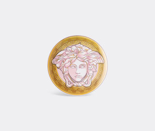 Rosenthal 'Medusa Amplified' small plate, pink coin MULTICOLOUR ROSE22MED083PIN