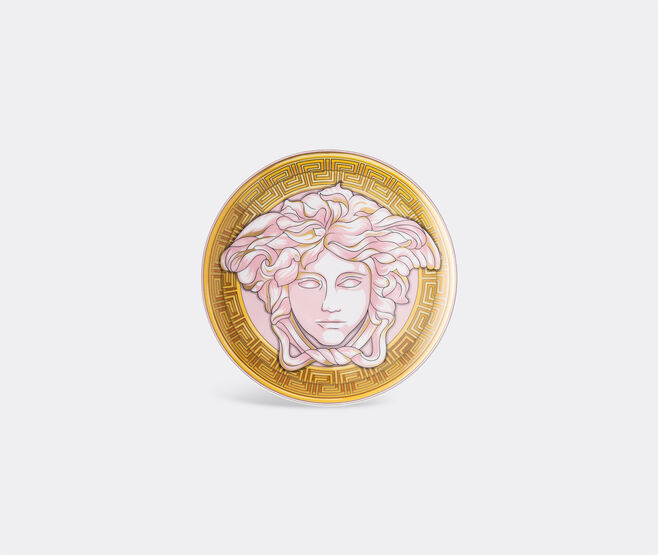 Rosenthal 'Medusa Amplified' small plate, pink coin MULTICOLOUR ROSE22MED083PIN