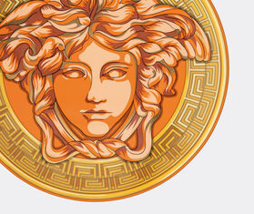 Rosenthal &#39;Medusa Amplified&#39; service plate, orange coin MULTICOLOUR ROSE22MED298ORA