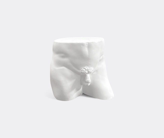 Seletti 'Pieces of Me, Him' stool, white WHITE SELE25PIE550WHI