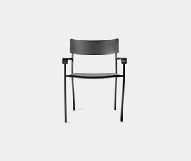 Serax 'August' chair with armrests, black BLACK SERA19AUG734BLK