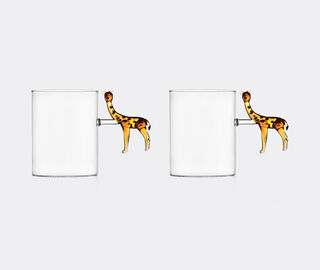 Ichendorf Milano 'Savannah' mug, giraffe, set of two, multicolor MULTICOLOUR ICMI25SAV898MUL