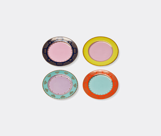 POLSPOTTEN 'Grandpa' dinner plate, set of four, multicolor MULTICOLOUR POLS25DIN335MUL