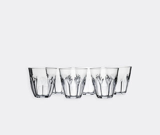 VESTA 'Ankon' glass, set of six, transparent TRANSPARENT VEST25SET198TRA