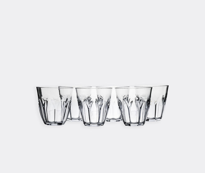 VESTA 'Ankon' glass, set of six, transparent TRANSPARENT VEST25SET198TRA