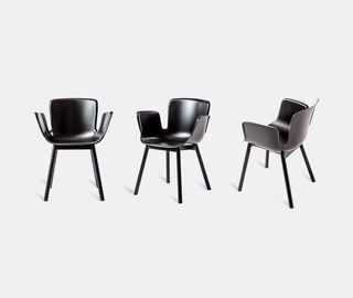 Cappellini 'Juli Plastic' armchair BLACK CAPP20JUL815BLK