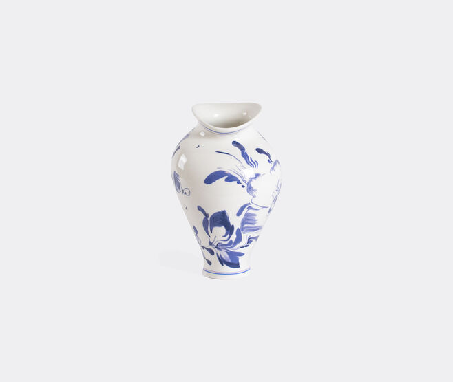 Seletti 'Classic On Acid, Floral Delft' vase, white and blue MULTICOLOUR SELE25POR721MUL