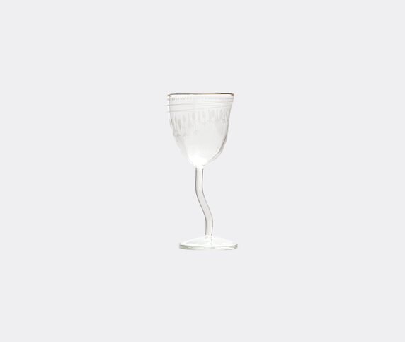 Seletti 'Classic on Acid, Greca' wine glass TRANSPARENT SELE23WIN169TRA