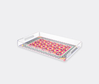 VESTA 'Decor' tray, ethnic multicolor MULTICOLOUR VEST25DEC980MUL
