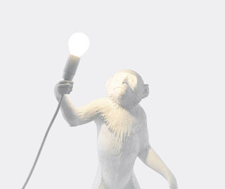Seletti 'Monkey' lamp standing, US plug WHITE SELE21RES804WHI